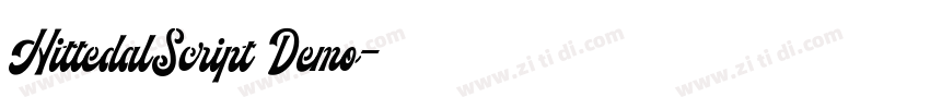 HittedalScript Demo字体转换